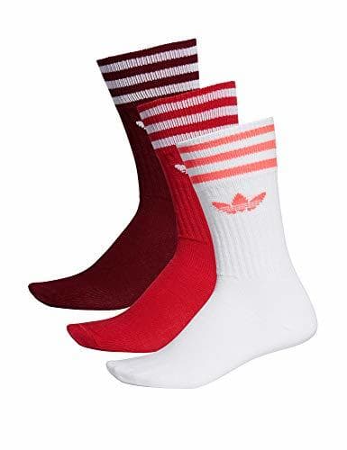 Fitness adidas Solid Crew Sock 3 Pack Socks