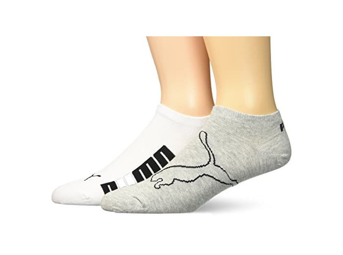 Fitness Puma Lifestyle Sneaker 2P, Calcetines hombre, paquete de 2, Blanco