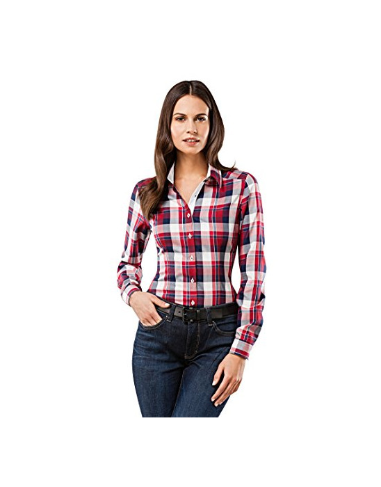 Producto Vincenzo Boretti Camisa de Mujer Elegante y clásica, Ligeramente más angosta