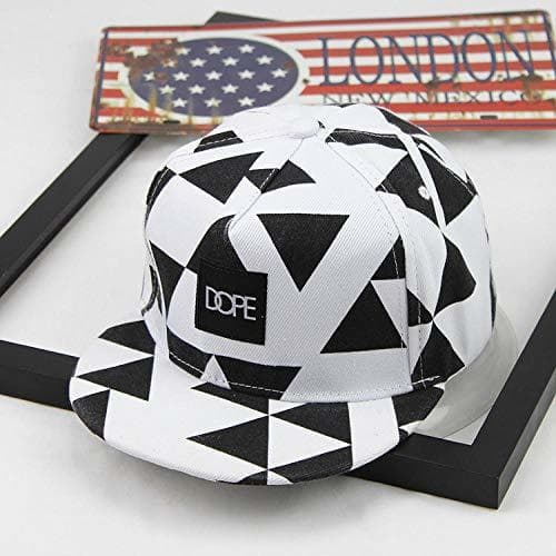 Product WEMAO Gorra De Beisbol Dope Box Applique Triangular Geometric Pattern Gorra De