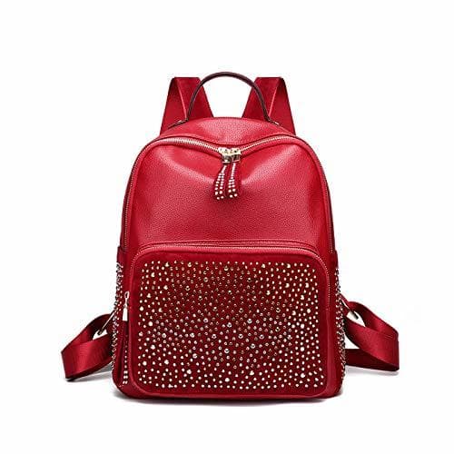 Product Tisdaini Bolsos Mochila Mujer Moda Casual Cuero de PU Viaje Escolares Bolsos