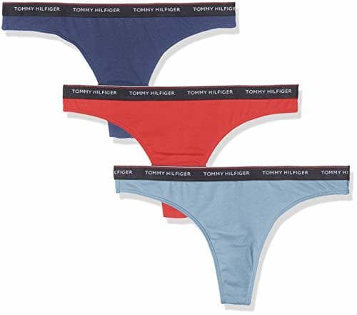 Product Tommy Hilfiger 3p Thong Tanga, Multicolor