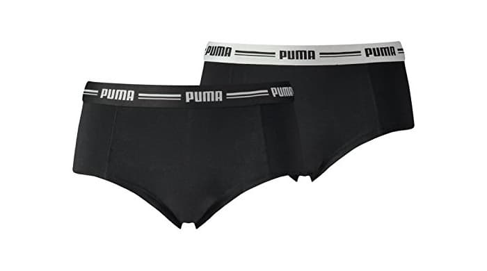 Product Puma 5730100010, Bóxer Para Mujer, Negro