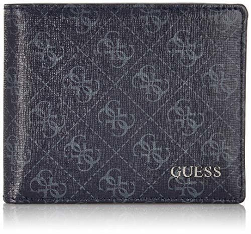 Product Guess - Manhattan Logo, Carteras Hombre, Azul