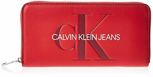 Product Calvin Klein - Sculpted Large Ziparound, Carteras Mujer, Rojo