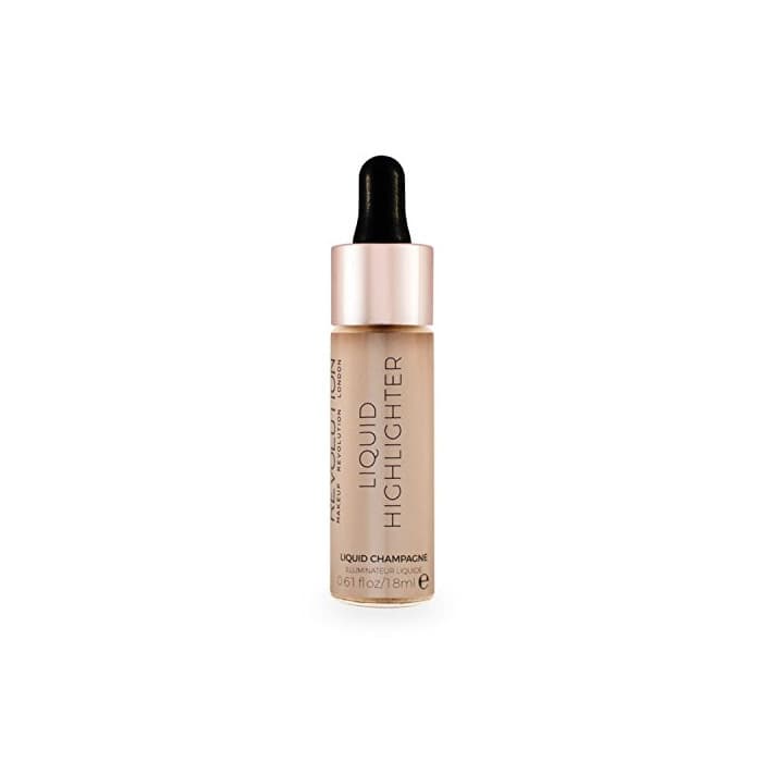 Producto Makeup Revolution Liquid Highlighter Champagne Rozświetlacz w płynie 18ml