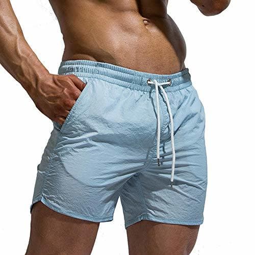 Producto ACEYCHUANG Hombres Playa Shorts de baño Cortos Hombres Trajes de baño Pantalones