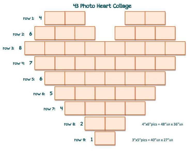 Moda Heart-shaped photo decoration 📷❤️