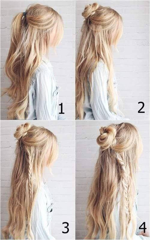 Moda Easy and beautiful hairstyle 