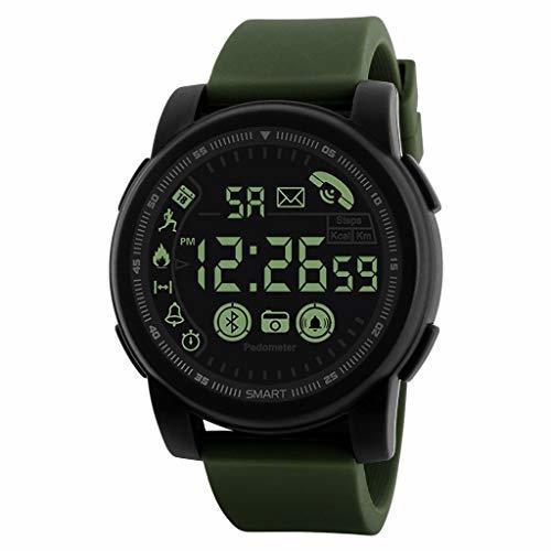 Fashion Reloj, Reloj Impermeable, Reloj Inteligente Bluetooth, podómetro, rastreador de Ejercicios para Android