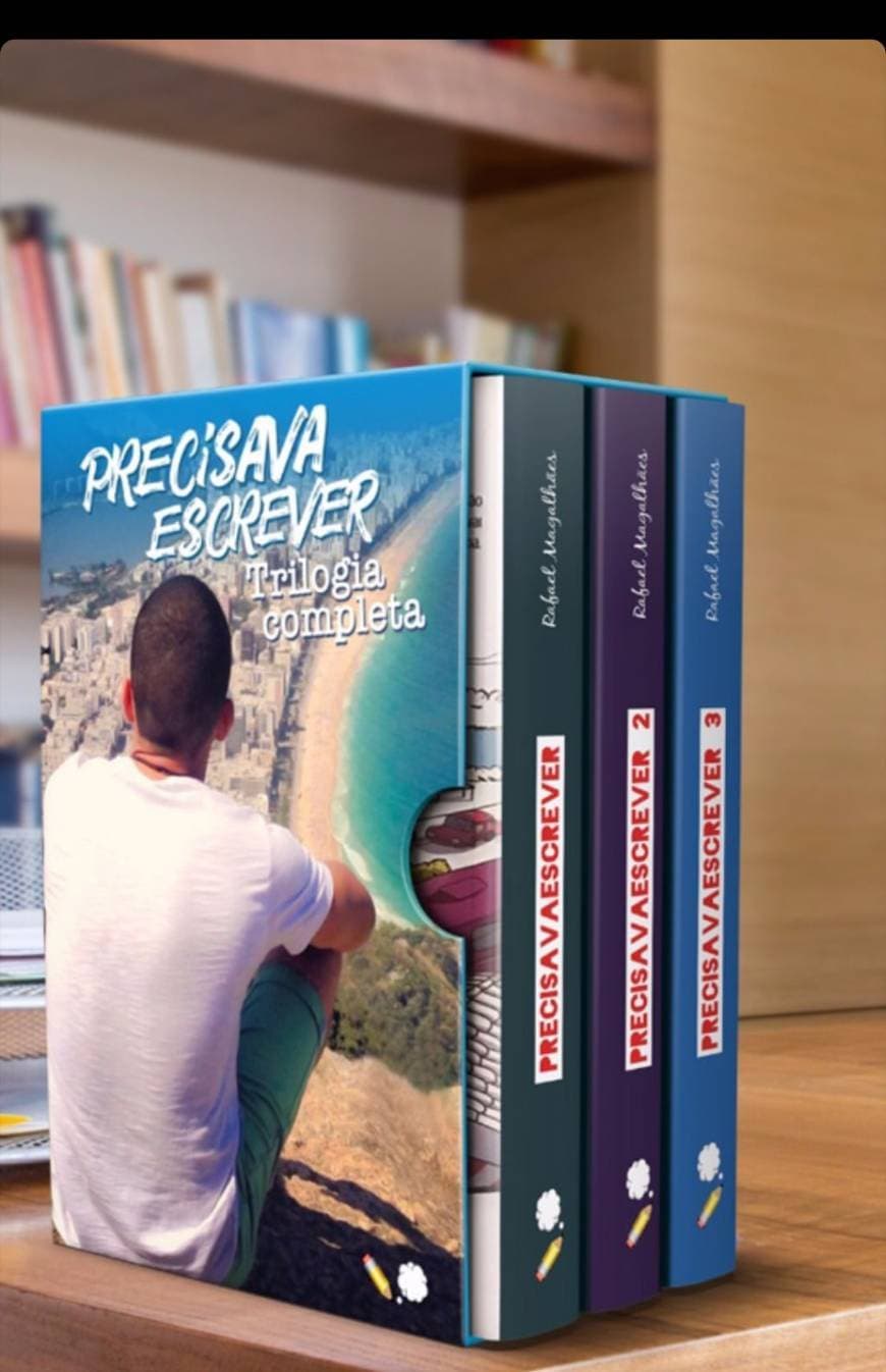 Book Precisava escrever- Box com a trilogia 