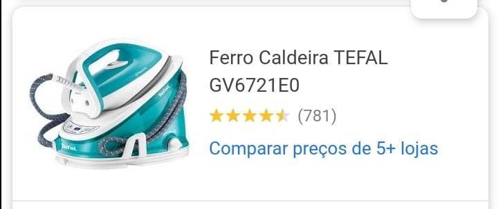 Moda Ferro a vapor 