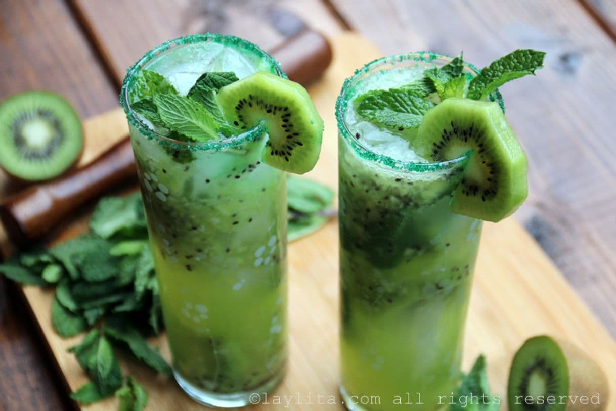 Fashion Cocktail mojito au kiwi – Recettes de Laylita