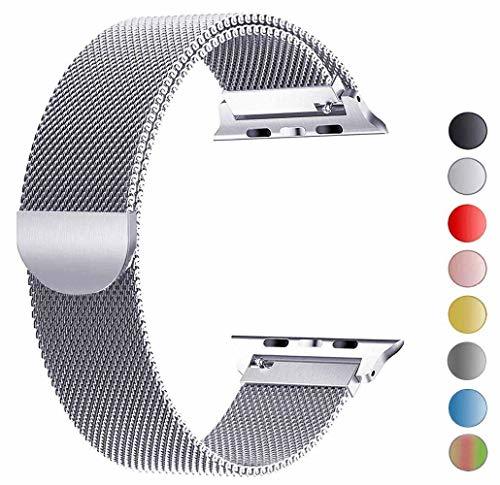 Producto VIKATech Compatible Correa para Apple Watch 44mm 42mm| Pulsera de Acero Inoxidable