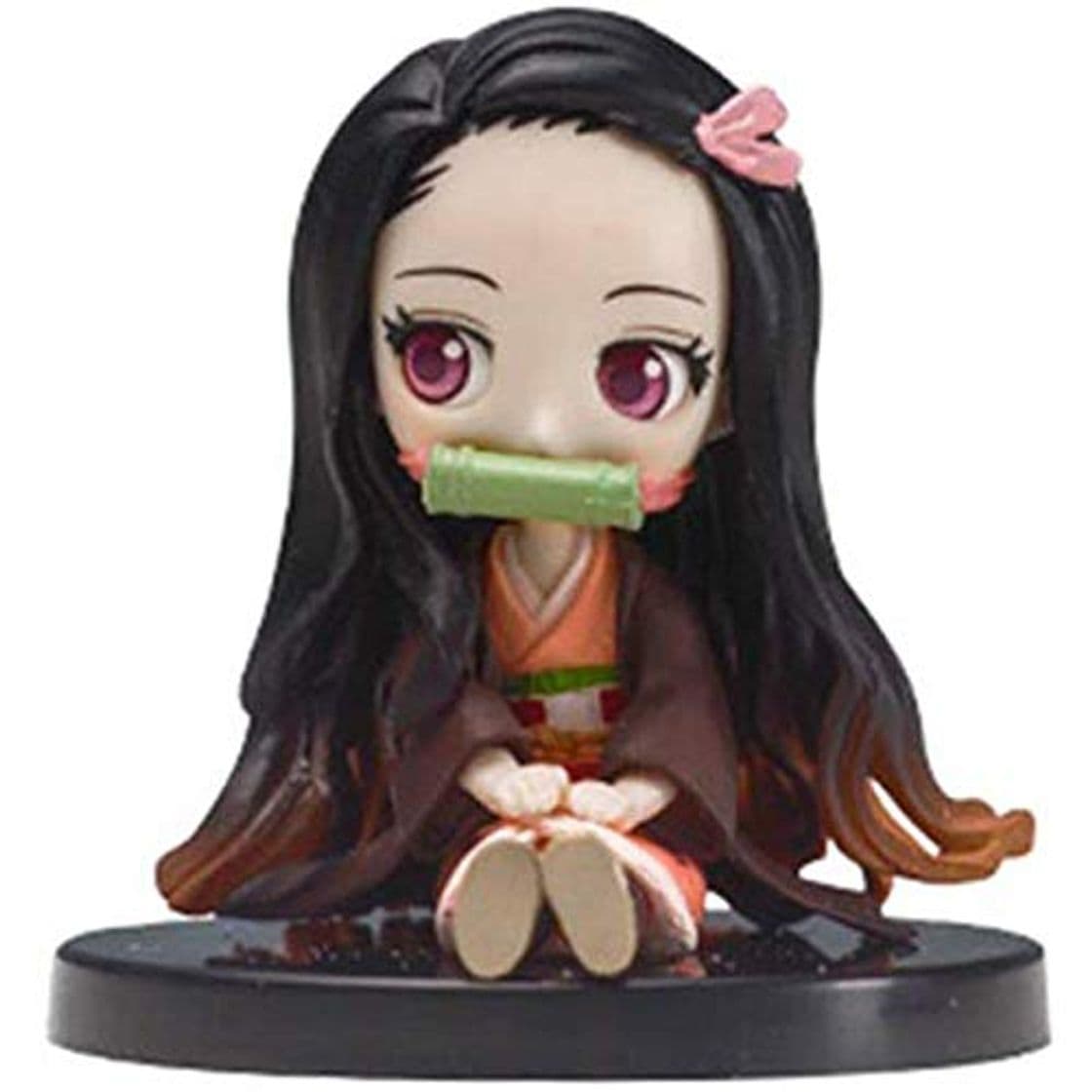 Producto AUUUA Estatua de Anime Demon Slayer Kimetsu no Yaiba Amado Tanjirou Kamado Nezuko Agatsuma PVC Figura de acción Anime Figura Q Posket Estatua Modelo Juguetes 14CM