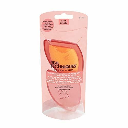 Product Real Techniques Miracle Complexion Sponge & Travel - Esponja Aplicadora con Funda