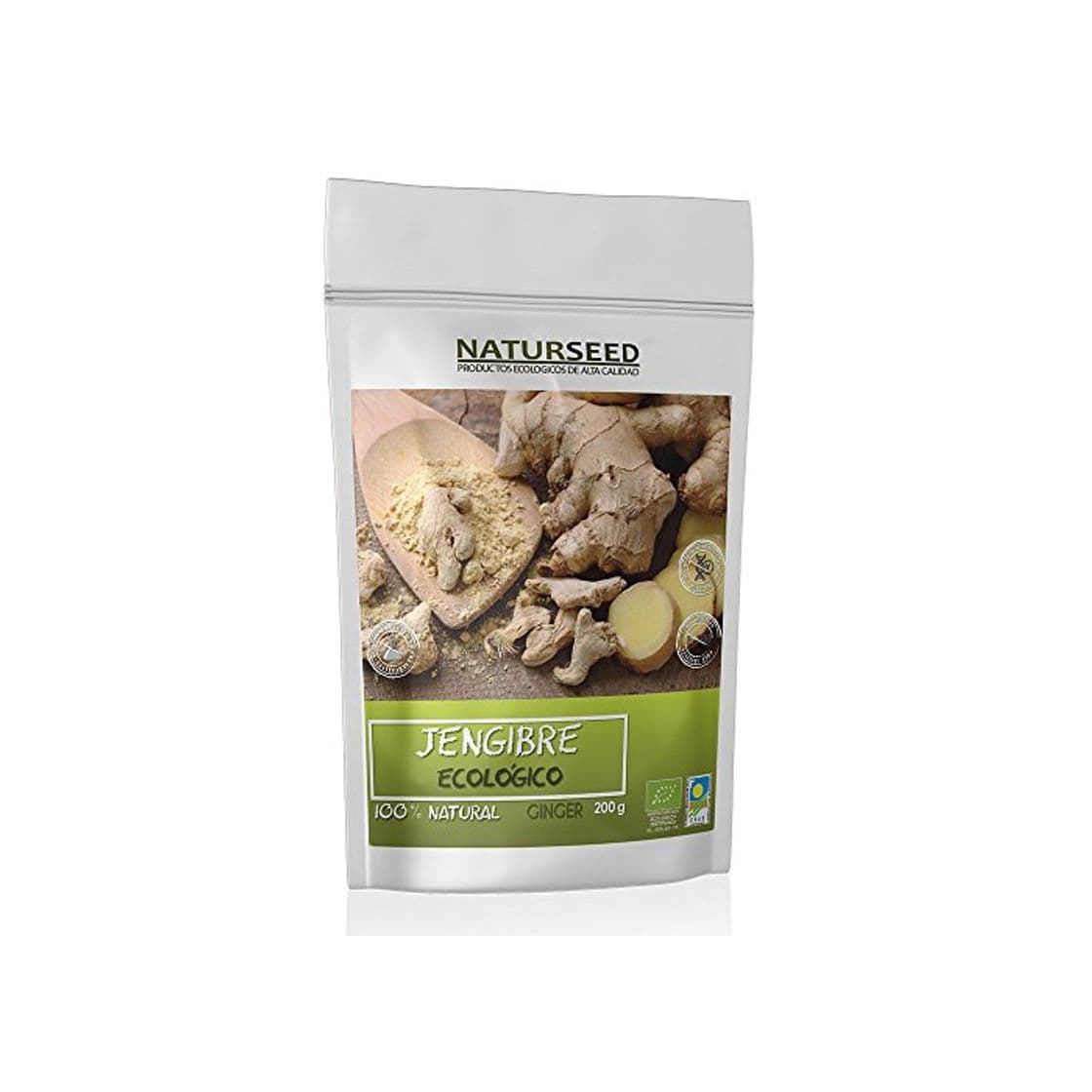 Producto NATURSEED Jengibre en Polvo Ecológico 200gr - Puro