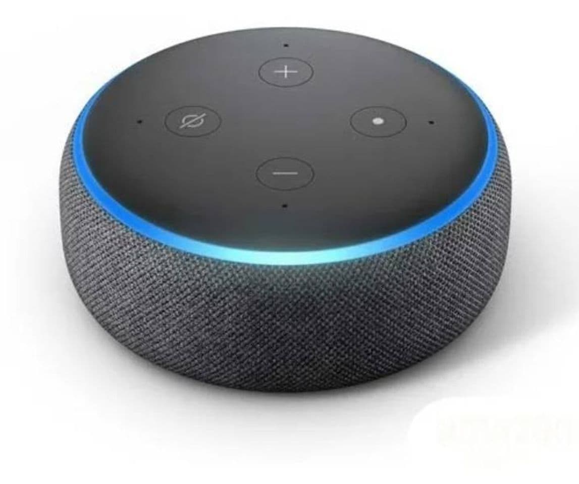 Fashion Smart Speaker Amazon Alexa Preto - Echodot 3 Echo Dot 3 Novo