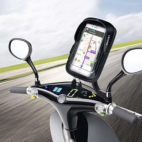 Product WACCET Soporte Movil Moto Impermeable Motocicleta Teléfono Soporte con Pantalla Táctil Sensible