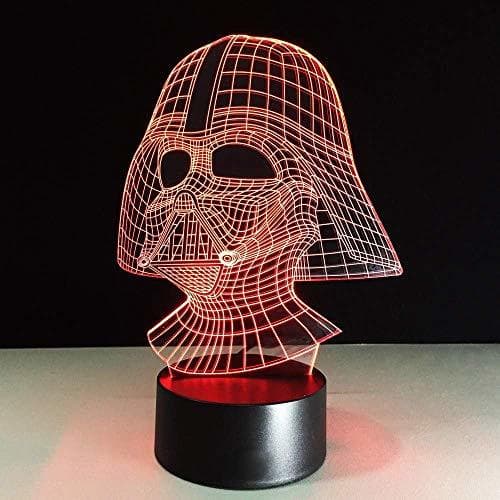 Producto Night Light 7 colores Led Darth Vader Star Wars Nightlight Lampada Lámpara