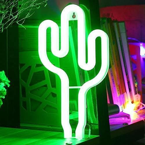 Elemento de la categoría hogar XIYUNTE Cactus luces de neón Luz de noche