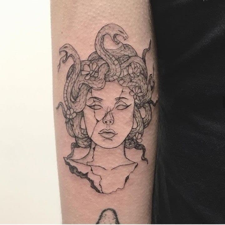 Moda Medusa tatto 🐍