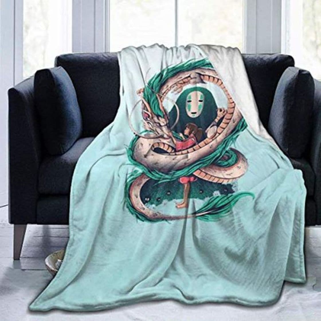 Producto BAOQIN Spirited Away Art Studio Ghibli Fleece Throw Blanket