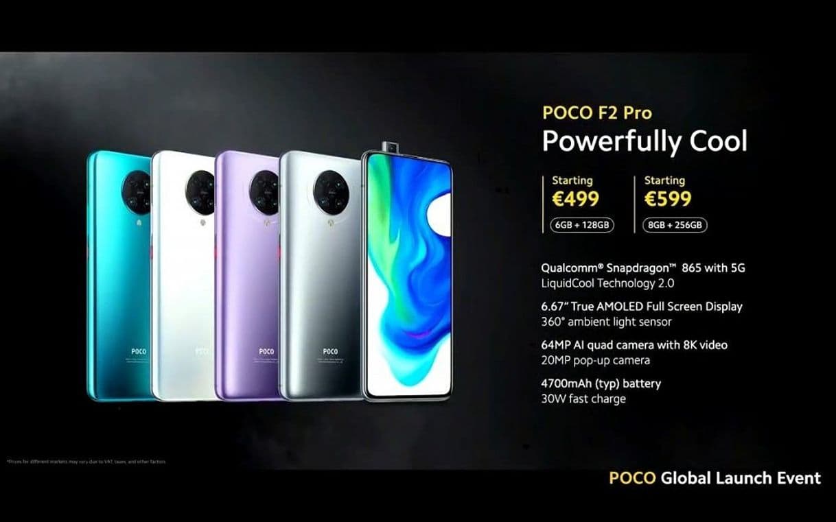 Fashion Smartphone POCO F2 Pro (6Gb/128Gb)