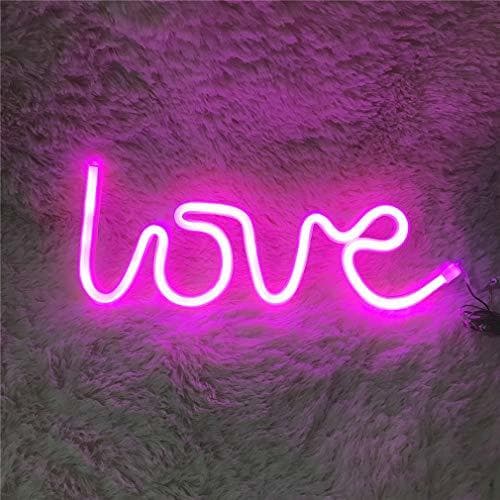 Producto LED Neon Light Sign Moon Star Heart Night Light para el dormitorio