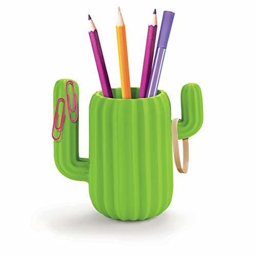 Product Mustard Cactus Desktop Organiser - Bote para bolígrafos con forma de cactus