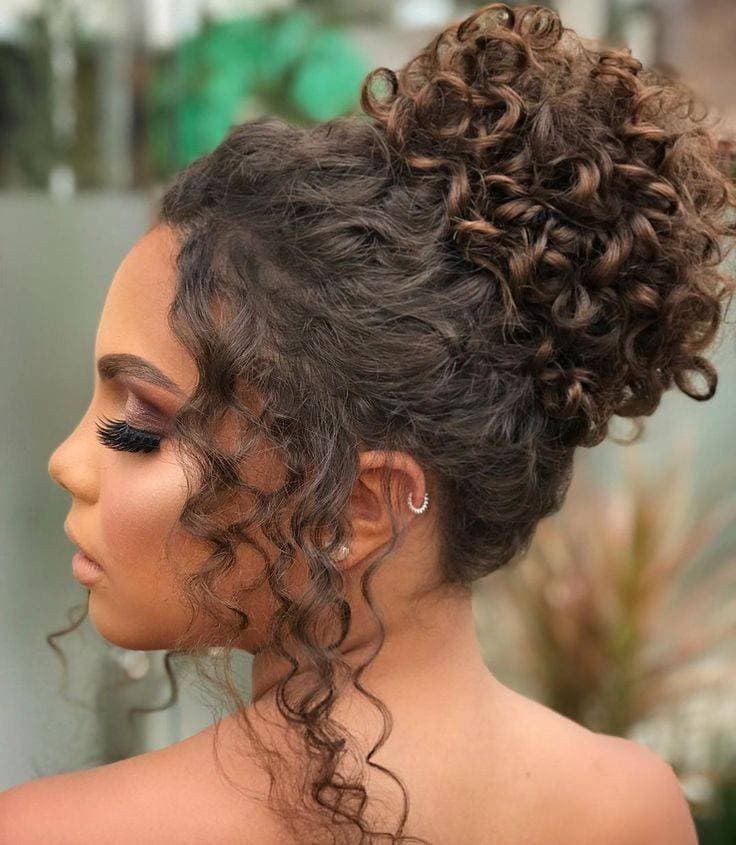 Moda Penteado lindo para festa social✨🙈😍