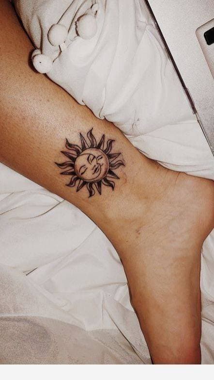 Moda Tatuagem Sol E Lua