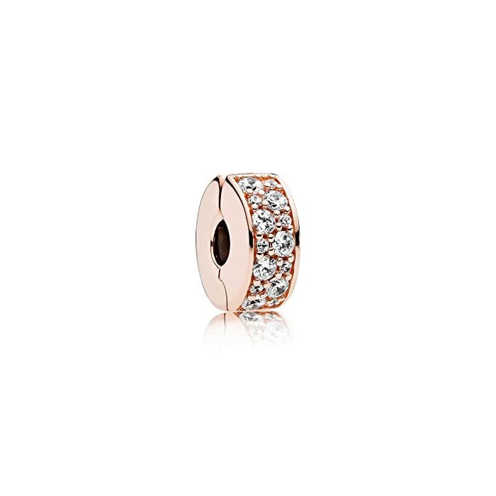 Product Pandora Charm Clip Eleganza Brillante Rosa