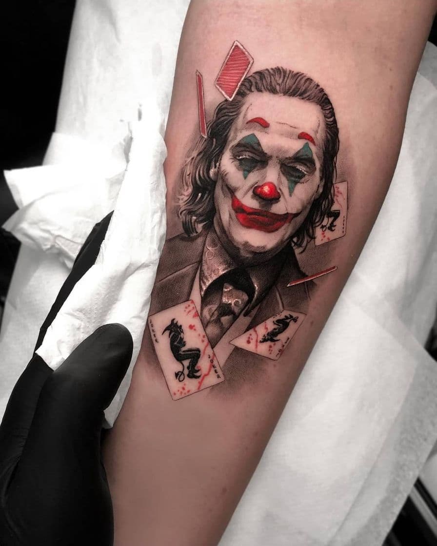 Fashion Tatuagem coringa