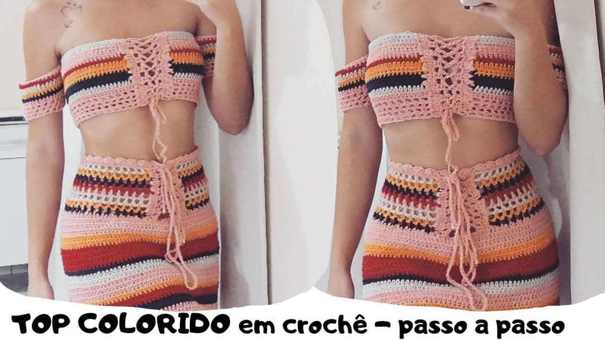 Fashion Conjunto croché top