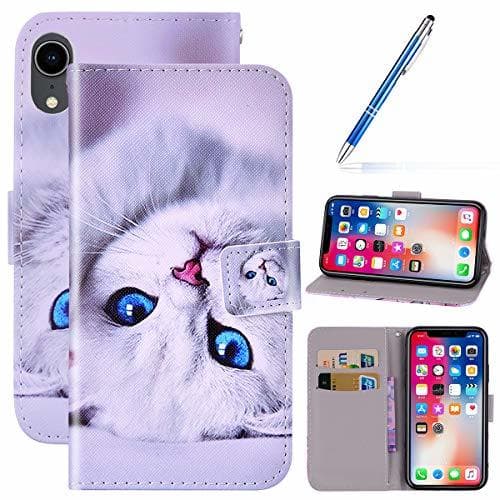 Product Robinsoni Fundas Compatible con iPhone XR Carcasa Libro Suave Delgada con Tapa