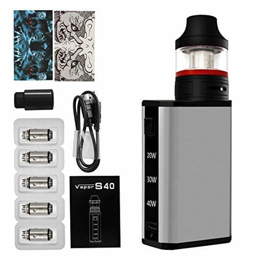 Place VOVCIG Cigarrillo Electronico Kit Mod Box N40 E-Cigarrillo 40W 2.0ml/0.3ohm 1600mah+5 X