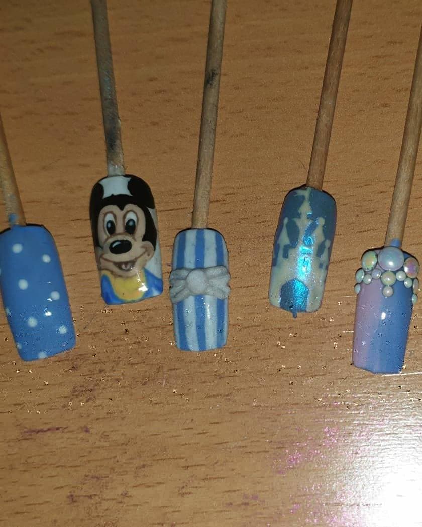 Moda Uñas mickey