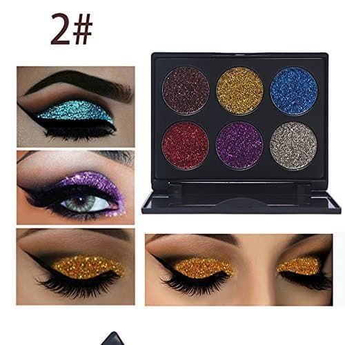 Producto Glitter Polvo Paleta de Maquillaje Profesional