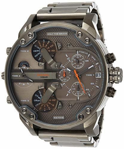 Producto Diesel Reloj Multiesfera para Hombre de Cuarzo con Correa en Acero Inoxidable