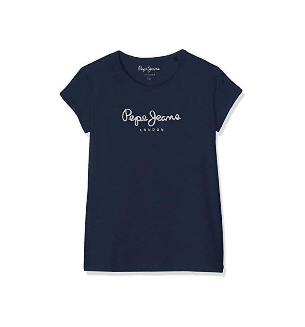 Producto Pepe Jeans Hana Glitter S/s Camiseta, Azul