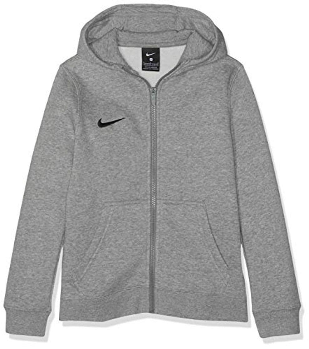 Fitness Nike Y Hoodie FZ FLC TM Club19 Sweatshirt, Unisex niños, Gris