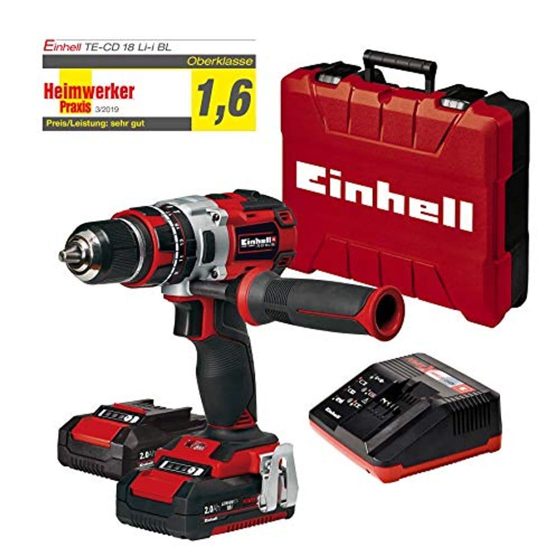 Product Einhell TE-CD 18 Li-i BL Power-X-Change - Taladro percutor inalámbrico 18V con