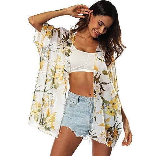 Fashion UMIPUBO Camisolas Playa Mujer 3/4 Sleeve Boho Ropa de Baño Transparente Camisolas