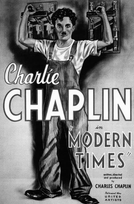 Movie Charlie Chaplin Tempos Modernos 🎞