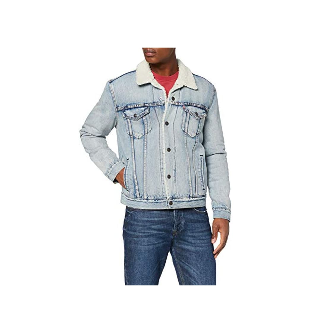 Moda Levi's Type 3 Chaqueta Vaquera, Azul