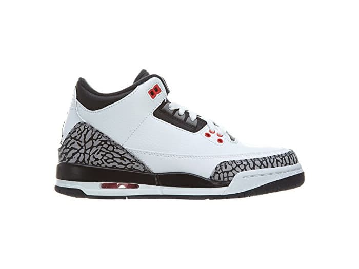 Producto Air Jordan 3 Retro Bg Blanco/Negro 398 614 123 Tamaño 4.5y