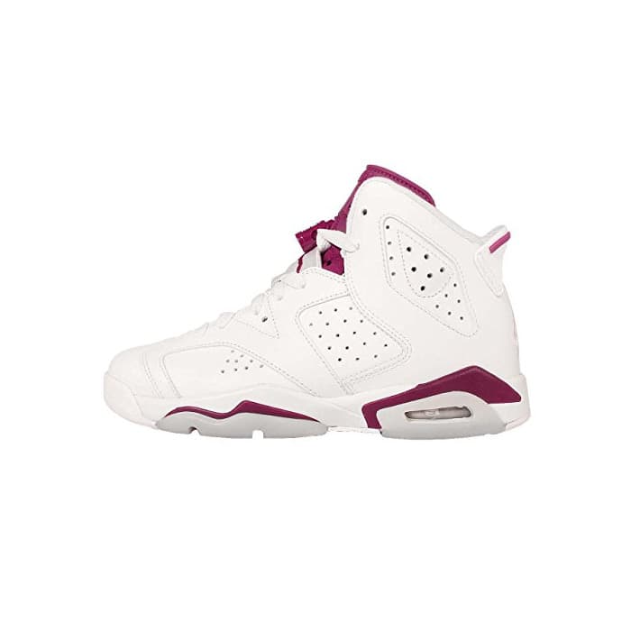 Producto Nike Air Jordan 6 Retro BG, Zapatillas de Deporte para Niños, Blanco/Rojo