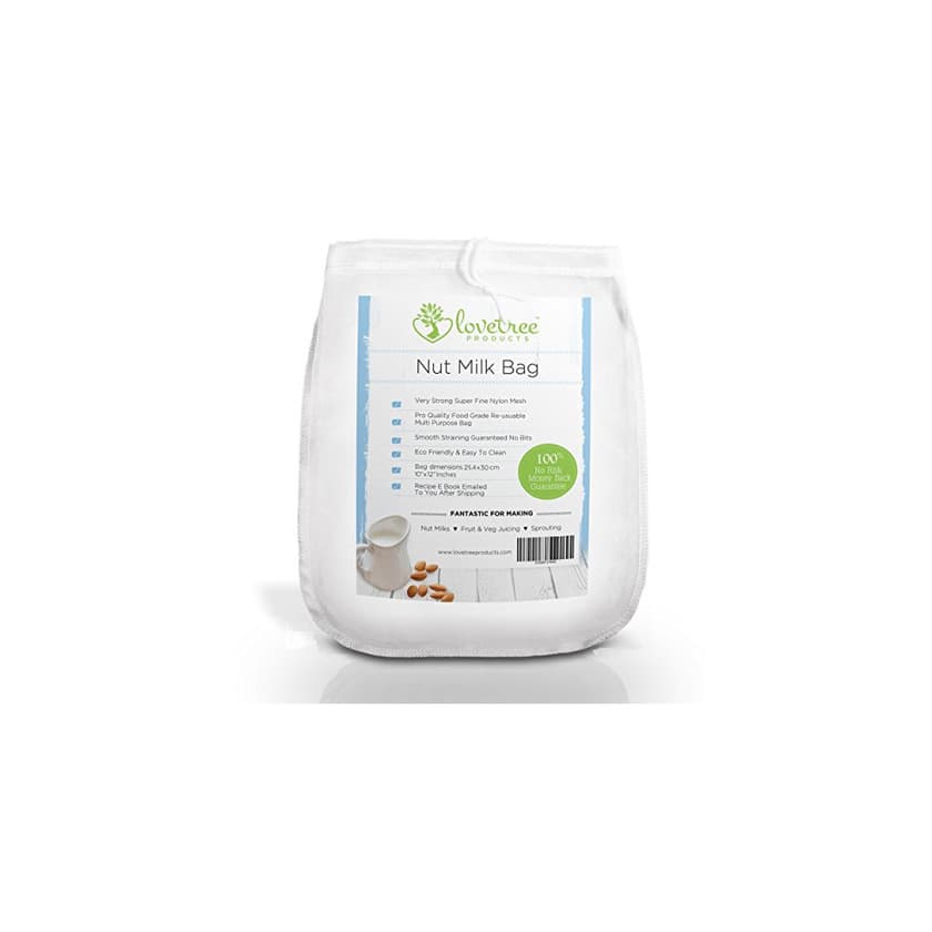 Product Productos Love Tree bolsa para leche de nueces - El mejor colador