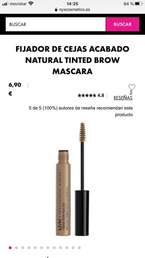 Product fijador de cejas acabado natural tinted brow mascara